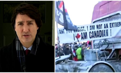 Trudeau, In Hiding From Protesters, Once Urged Canadians To ‘Thank A Trucker’
