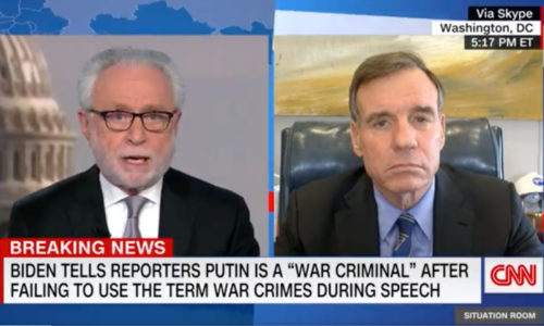 Democrat Senator Warner Claims Russia’s Military Clearly ‘Not What It Was Built Up To Be’