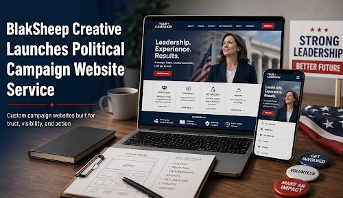 BlakSheep Creative Launches Political Campaign Website Service